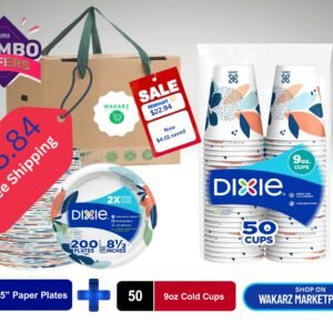 Dixie Paper plates & Cups - Combo